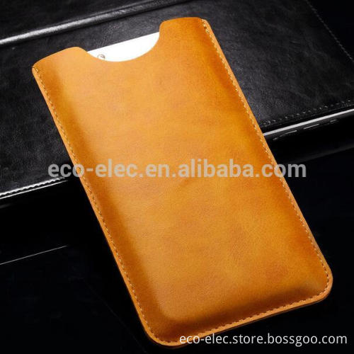 High quality Leather Phone case with card slot at the back side for iPhone 7